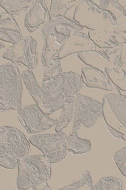 Farklı boyut ve şekillere sahip düzensiz fayanslar, 3 boyutlu grafikler için dikişsiz doku haritaları