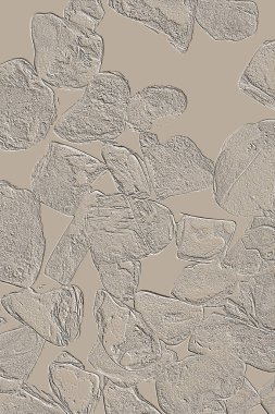 Farklı boyut ve şekillere sahip düzensiz fayanslar, 3 boyutlu grafikler için dikişsiz doku haritaları