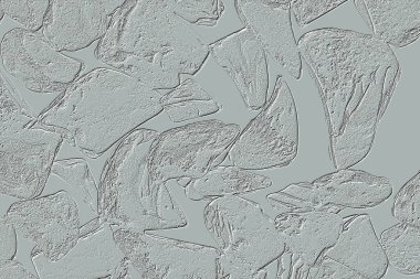 Farklı boyut ve şekillere sahip düzensiz fayanslar, 3 boyutlu grafikler için dikişsiz doku haritaları