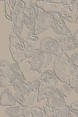 Farklı boyut ve şekillere sahip düzensiz fayanslar, 3 boyutlu grafikler için dikişsiz doku haritaları