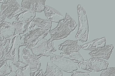 Farklı boyut ve şekillere sahip düzensiz fayanslar, 3 boyutlu grafikler için dikişsiz doku haritaları