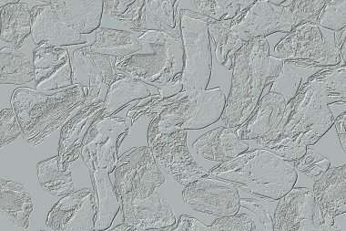 Farklı boyut ve şekillere sahip düzensiz fayanslar, 3 boyutlu grafikler için dikişsiz doku haritaları