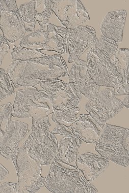 Farklı boyut ve şekillere sahip düzensiz fayanslar, 3 boyutlu grafikler için dikişsiz doku haritaları