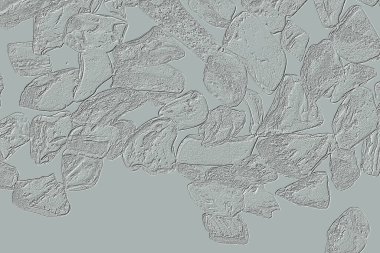 Farklı boyut ve şekillere sahip düzensiz fayanslar, 3 boyutlu grafikler için dikişsiz doku haritaları