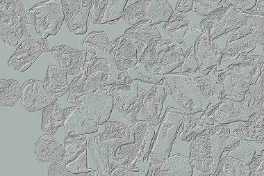 Farklı boyut ve şekillere sahip düzensiz fayanslar, 3 boyutlu grafikler için dikişsiz doku haritaları