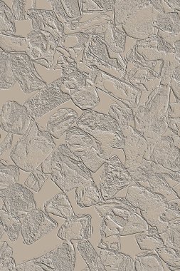 Farklı boyut ve şekillere sahip düzensiz fayanslar, 3 boyutlu grafikler için dikişsiz doku haritaları