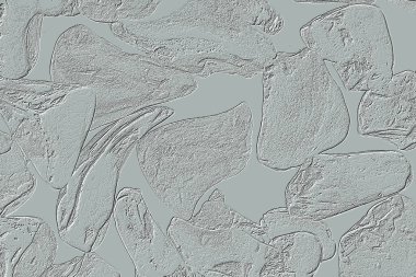 Farklı boyut ve şekillere sahip düzensiz fayanslar, 3 boyutlu grafikler için dikişsiz doku haritaları