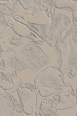 Farklı boyut ve şekillere sahip düzensiz fayanslar, 3 boyutlu grafikler için dikişsiz doku haritaları