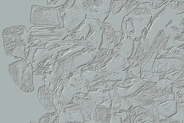 Farklı boyut ve şekillere sahip düzensiz fayanslar, 3 boyutlu grafikler için dikişsiz doku haritaları