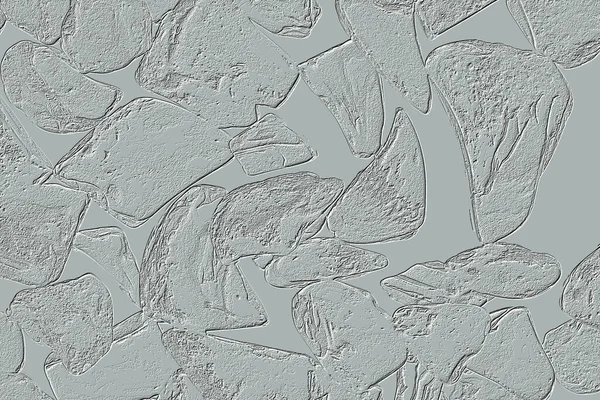 Farklı boyut ve şekillere sahip düzensiz fayanslar, 3 boyutlu grafikler için dikişsiz doku haritaları