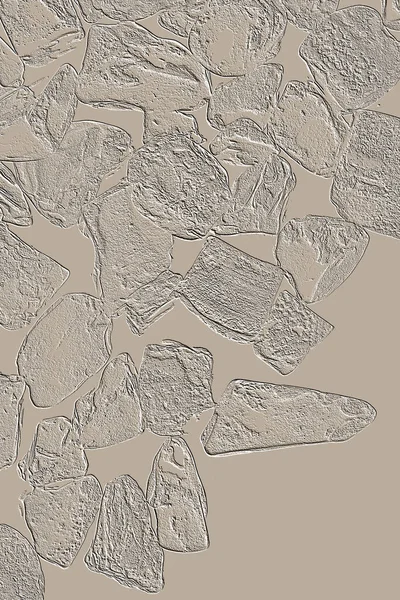 Farklı boyut ve şekillere sahip düzensiz fayanslar, 3 boyutlu grafikler için dikişsiz doku haritaları