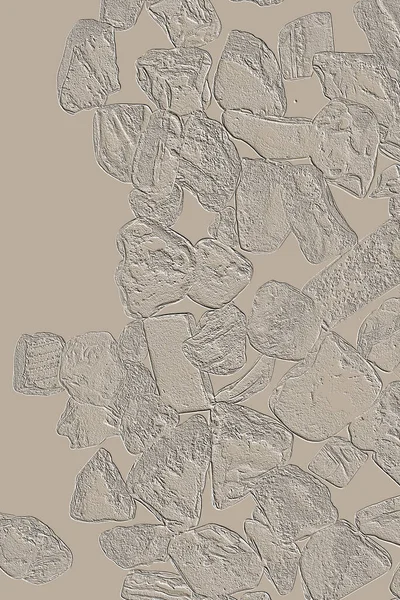 Farklı boyut ve şekillere sahip düzensiz fayanslar, 3 boyutlu grafikler için dikişsiz doku haritaları