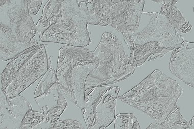 Farklı boyut ve şekillere sahip düzensiz fayanslar, 3 boyutlu grafikler için dikişsiz doku haritaları