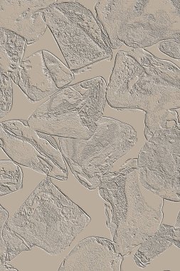 Farklı boyut ve şekillere sahip düzensiz fayanslar, 3 boyutlu grafikler için dikişsiz doku haritaları