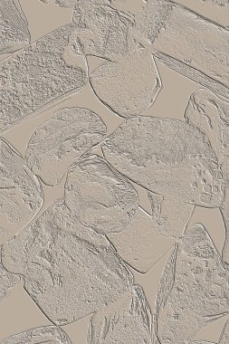 Farklı boyut ve şekillere sahip düzensiz fayanslar, 3 boyutlu grafikler için dikişsiz doku haritaları