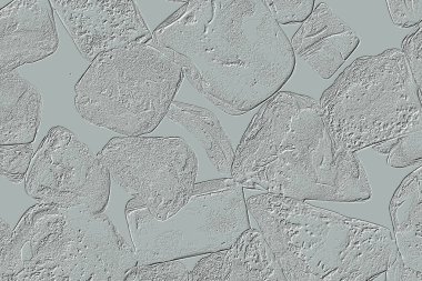 Farklı boyut ve şekillere sahip düzensiz fayanslar, 3 boyutlu grafikler için dikişsiz doku haritaları