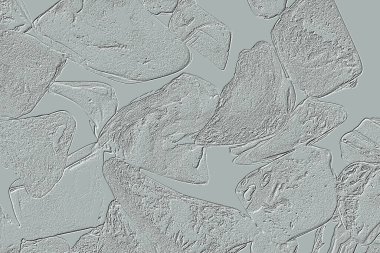 Farklı boyut ve şekillere sahip düzensiz fayanslar, 3 boyutlu grafikler için dikişsiz doku haritaları