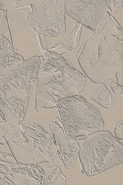 Farklı boyut ve şekillere sahip düzensiz fayanslar, 3 boyutlu grafikler için dikişsiz doku haritaları