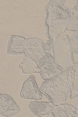 Farklı boyut ve şekillere sahip düzensiz fayanslar, 3 boyutlu grafikler için dikişsiz doku haritaları