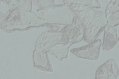 Farklı boyut ve şekillere sahip düzensiz fayanslar, 3 boyutlu grafikler için dikişsiz doku haritaları