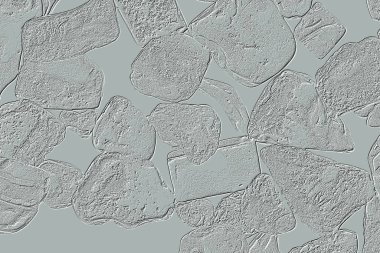 Farklı boyut ve şekillere sahip düzensiz fayanslar, 3 boyutlu grafikler için dikişsiz doku haritaları