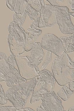 Farklı boyut ve şekillere sahip düzensiz fayanslar, 3 boyutlu grafikler için dikişsiz doku haritaları