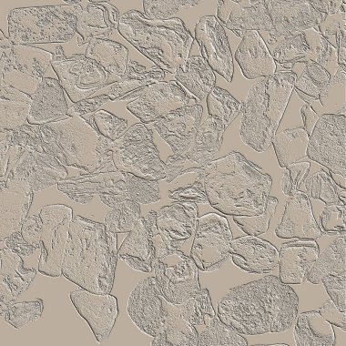 Farklı boyut ve şekillere sahip düzensiz fayanslar, 3 boyutlu grafikler için dikişsiz doku haritaları