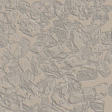 Farklı boyut ve şekillere sahip düzensiz fayanslar, 3 boyutlu grafikler için dikişsiz doku haritaları