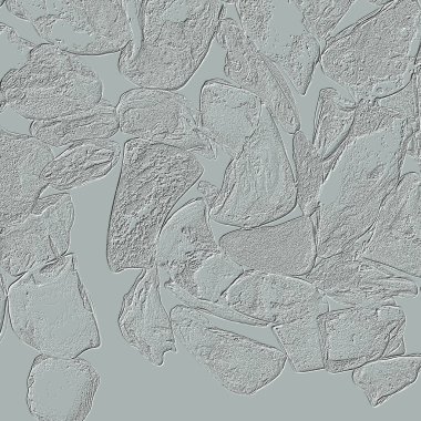 Farklı boyut ve şekillere sahip düzensiz fayanslar, 3 boyutlu grafikler için dikişsiz doku haritaları