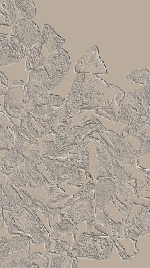 Farklı boyut ve şekillere sahip düzensiz fayanslar, 3 boyutlu grafikler için dikişsiz doku haritaları