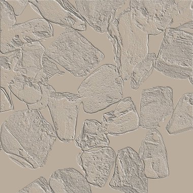 Farklı boyut ve şekillere sahip düzensiz fayanslar, 3 boyutlu grafikler için dikişsiz doku haritaları