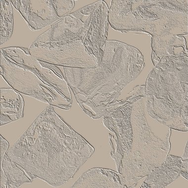 Farklı boyut ve şekillere sahip düzensiz fayanslar, 3 boyutlu grafikler için dikişsiz doku haritaları