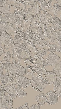 Farklı boyut ve şekillere sahip düzensiz fayanslar, 3 boyutlu grafikler için dikişsiz doku haritaları