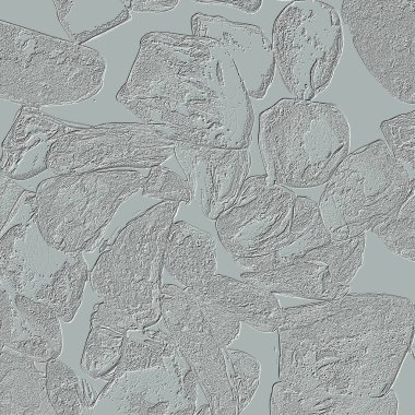 Farklı boyut ve şekillere sahip düzensiz fayanslar, 3 boyutlu grafikler için dikişsiz doku haritaları