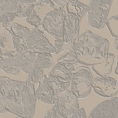 Farklı boyut ve şekillere sahip düzensiz fayanslar, 3 boyutlu grafikler için dikişsiz doku haritaları