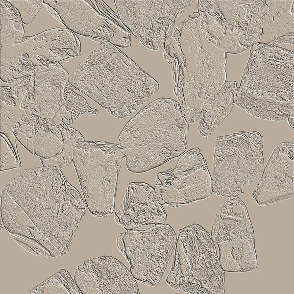 Farklı boyut ve şekillere sahip düzensiz fayanslar, 3 boyutlu grafikler için dikişsiz doku haritaları