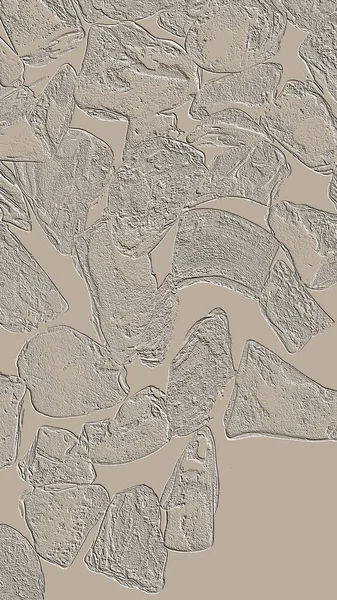 Farklı boyut ve şekillere sahip düzensiz fayanslar, 3 boyutlu grafikler için dikişsiz doku haritaları