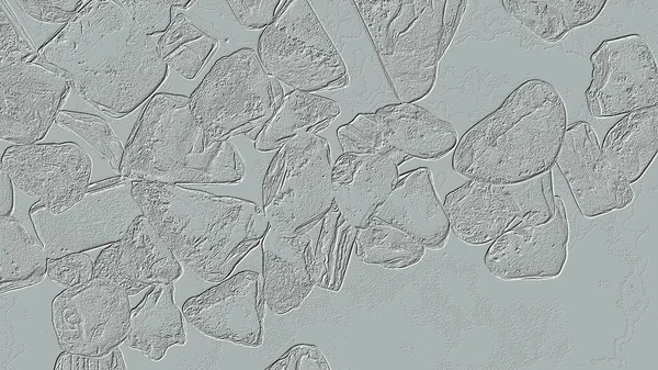 Farklı boyut ve şekillere sahip düzensiz fayanslar, 3 boyutlu grafikler için dikişsiz doku haritaları