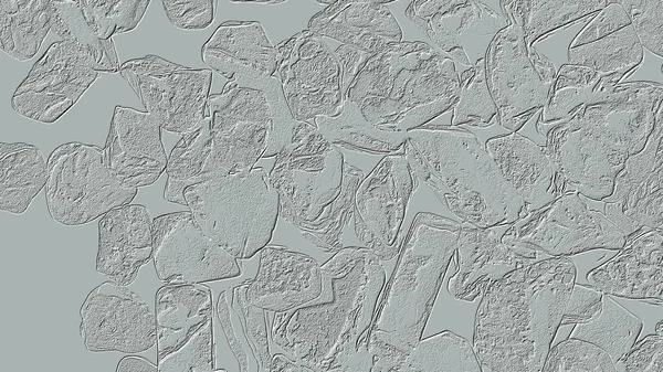 Farklı boyut ve şekillere sahip düzensiz fayanslar, 3 boyutlu grafikler için dikişsiz doku haritaları