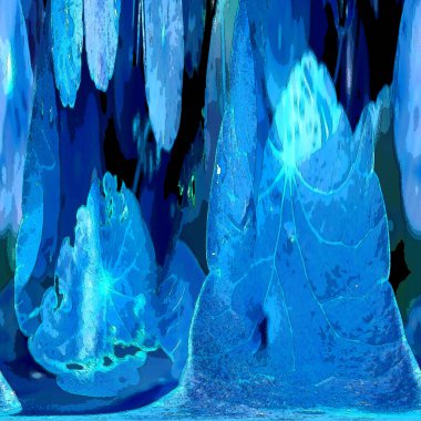 Nergisler. Yeşil bitkiler. Parlak doğal bir geçmişi, su bitkileri. Arkaplan veya duvar kağıdı için.