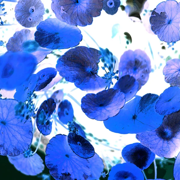 Nergisler. Yeşil bitkiler. Parlak doğal bir geçmişi, su bitkileri. Arkaplan veya duvar kağıdı için.