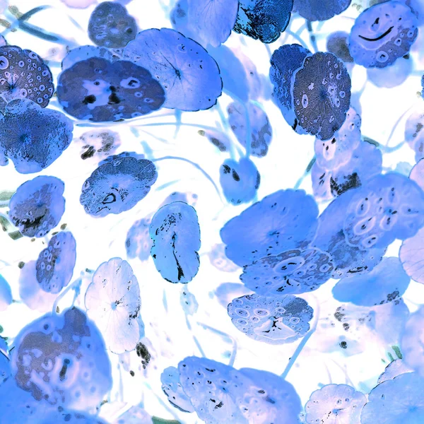 Nergisler. Yeşil bitkiler. Parlak doğal bir geçmişi, su bitkileri. Arkaplan veya duvar kağıdı için.