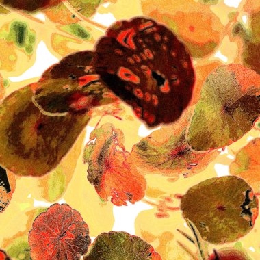 Yeşil çember ayrılıyor. Su bitkileri. Parlak, doğal, taze bir geçmiş. Yeşillik. Arkaplan veya duvar kağıdı için.