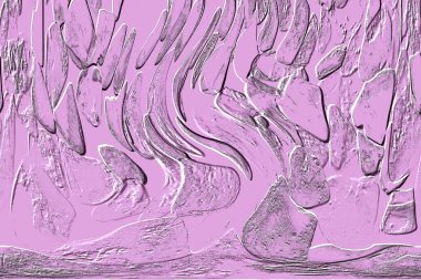 Seramik duvarın ve yerdeki fayansların dokusu. İç dekorasyon. 3 boyutlu grafikler için kusursuz doku haritası. Duvar kağıdı, tekstil, web sayfası arkaplanı.