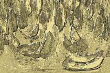 Seramik duvarın ve yerdeki fayansların dokusu. İç dekorasyon. 3 boyutlu grafikler için kusursuz doku haritası. Duvar kağıdı, tekstil, web sayfası arkaplanı.