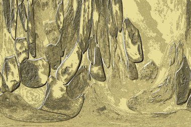 Seramik duvarın ve yerdeki fayansların dokusu. İç dekorasyon. 3 boyutlu grafikler için kusursuz doku haritası. Duvar kağıdı, tekstil, web sayfası arkaplanı.