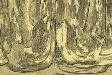 Seramik duvarın ve yerdeki fayansların dokusu. İç dekorasyon. 3 boyutlu grafikler için kusursuz doku haritası. Duvar kağıdı, tekstil, web sayfası arkaplanı.