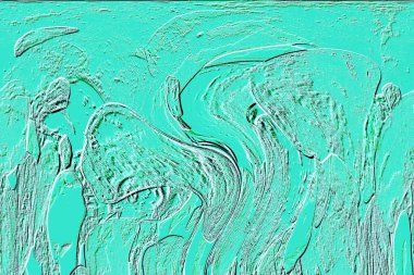 Seramik duvarın ve yerdeki fayansların dokusu. İç dekorasyon. 3 boyutlu grafikler için kusursuz doku haritası. Duvar kağıdı, tekstil, web sayfası arkaplanı.