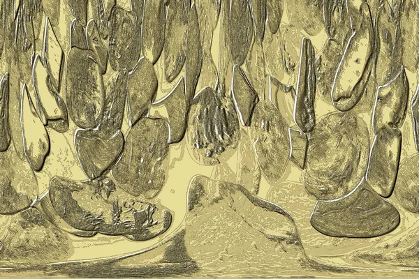 Seramik duvarın ve yerdeki fayansların dokusu. İç dekorasyon. 3 boyutlu grafikler için kusursuz doku haritası. Duvar kağıdı, tekstil, web sayfası arkaplanı.