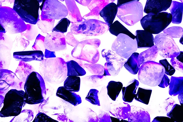 Pink Green Blue Purple Brown Natural Quartz Ice Cube Style — Fotografia de Stock
